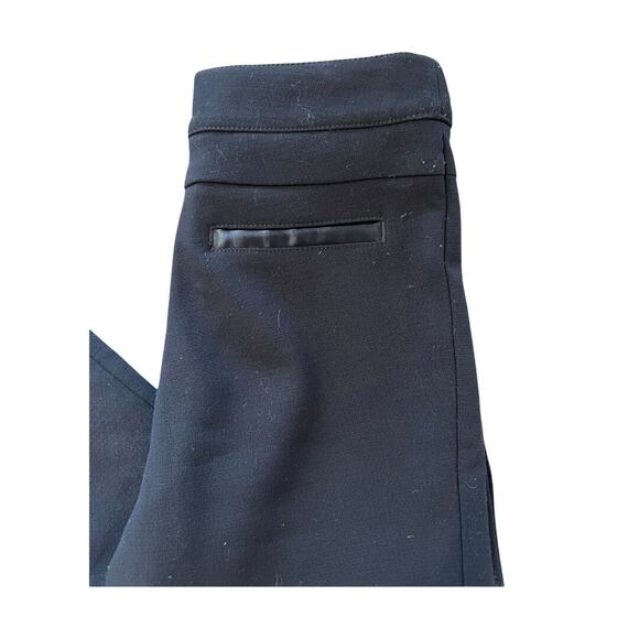 Cartonnier Anthro Tuxedo Tapered Leg Dress Pants Black 2 - Picture 4 of 6